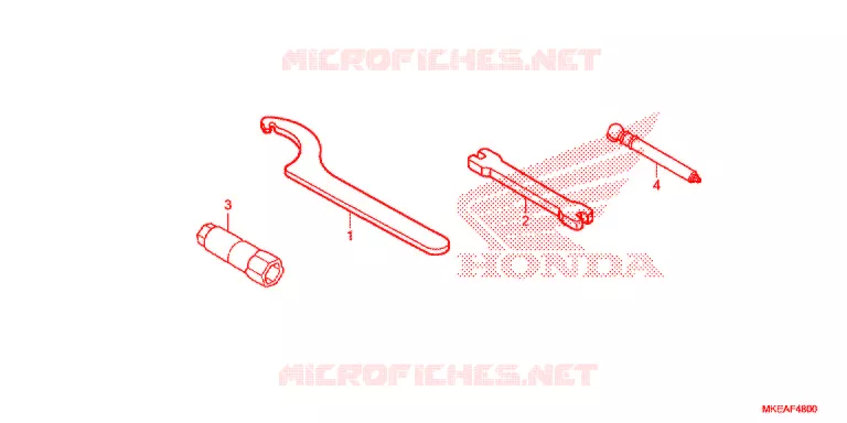 GEREEDSCHAP  Honda MOTO 450 CRF 2021  CRF450RLM
