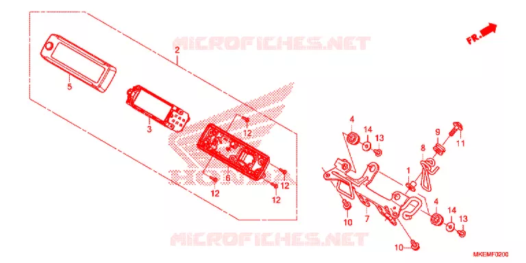 METER   Honda MOTO 450 CRF 2021  CRF450XM