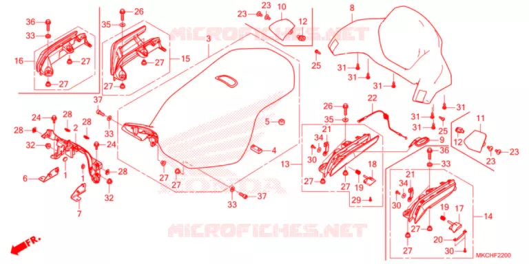 ZITTING   Honda MOTO 1800 GOLD-WING 2021  GL1800DAM