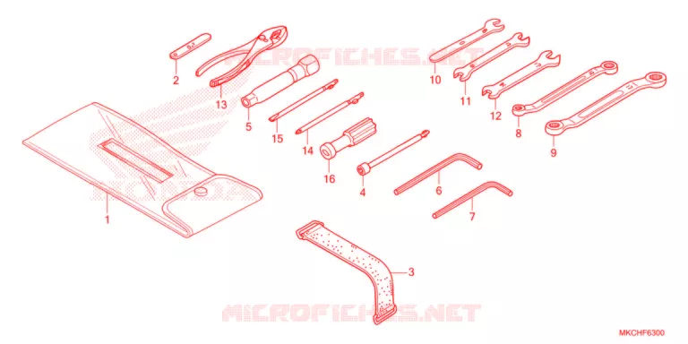 GEREEDSCHAP  Honda MOTO 1800 GOLD-WING 2021  GL1800DAM