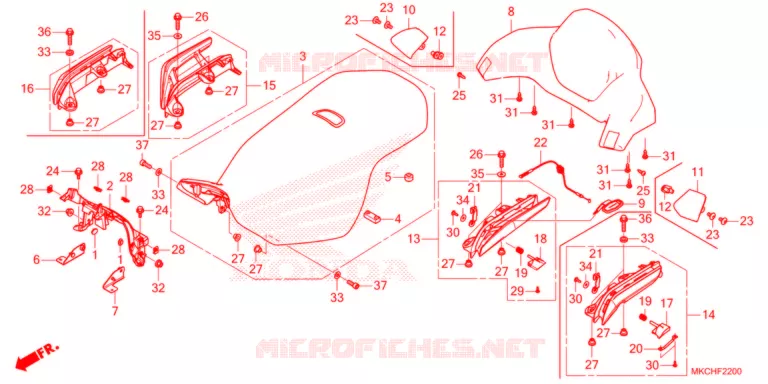 ZITTING   Honda MOTO 1800 GOLD-WING 2021  GL1800DAM