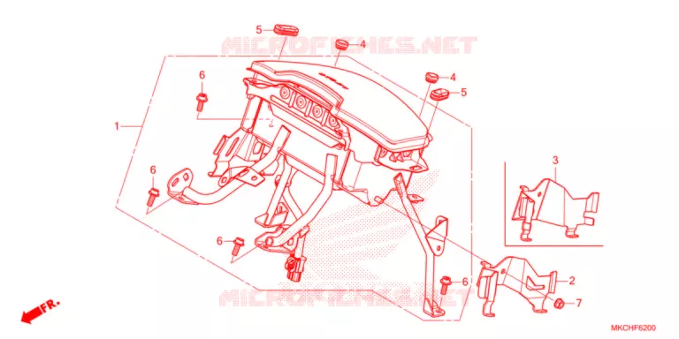 AIRBAG MODULE  Honda MOTO 1800 GOLD-WING 2021  GL1800DAM