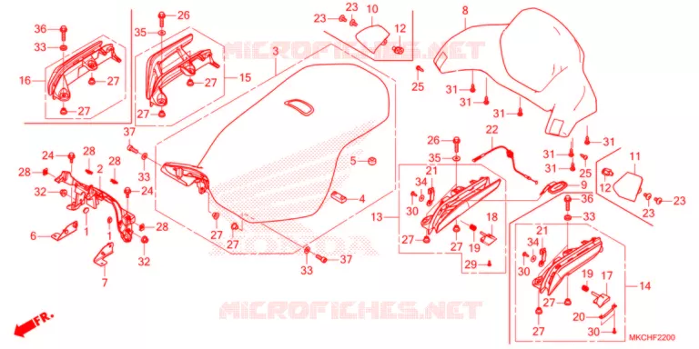ZITTING   Honda MOTO 1800 GOLD-WING 2021  GL1800DAM