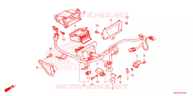 BUNDEL AIRBAG  Honda MOTO 1800 GOLD-WING 2021  GL1800DAM