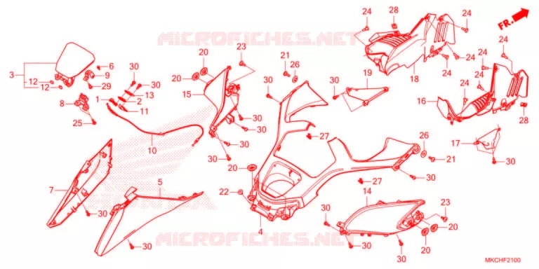 BESCHERMING  Honda MOTO 1800 GOLD-WING 2021  GL1800DAM