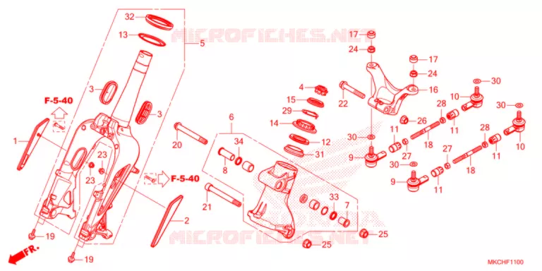 VOOR VORK  Honda MOTO 1800 GOLD-WING 2021  GL1800DAM