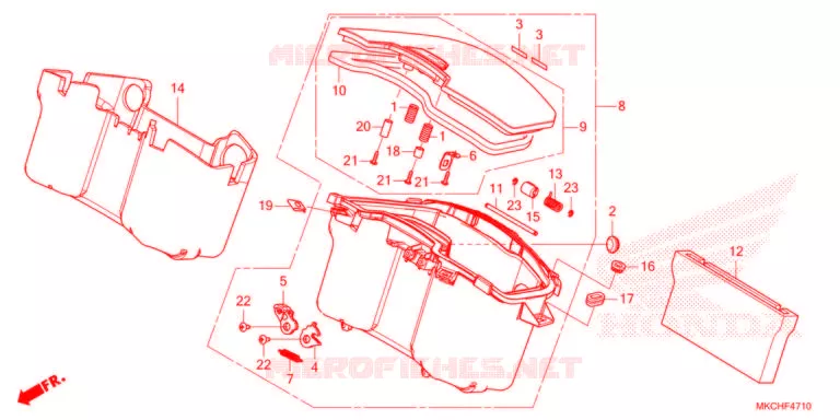 CENTRALE DOOS Honda MOTO 1800 GOLD-WING 2021  GL1800DM