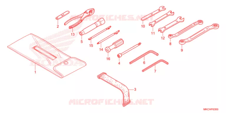 GEREEDSCHAP  Honda MOTO 1800 GOLD-WING 2021  GL1800DM