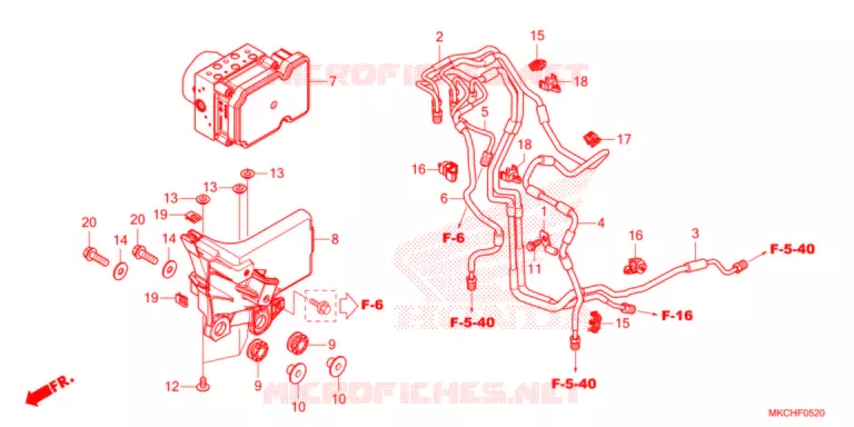 ABS MODULATOR   Honda MOTO 1800 GOLD-WING 2021  GL1800DM