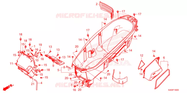 BAGAGEBOX  Honda SCOOTER 125 FORZA 2021  NSS125ADM_T