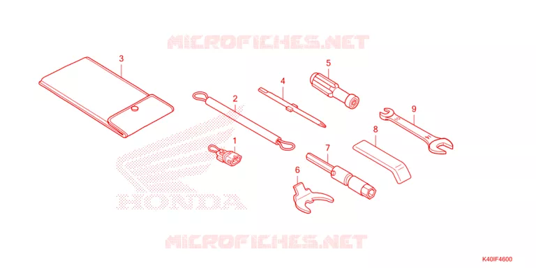GEREEDSCHAP Honda SCOOTER 125 FORZA 2021  NSS125ADM