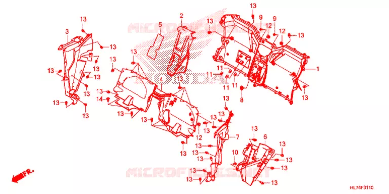 ZADEL KAP Honda ATV 1000 TALON 2021  SXS1000S4XM
