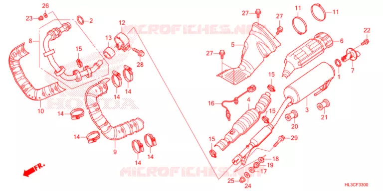 UITLAATDEMPER   Honda ATV 700 PIONEER 2021  SXS700M2DM