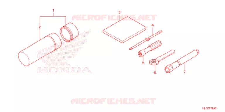 GEREEDSCHAP   Honda ATV 700 PIONEER 2021  SXS700M2DM
