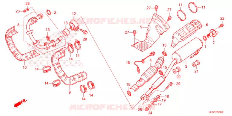 UITLAATDEMPER   Honda ATV 700 PIONEER 2021  SXS700M2DM