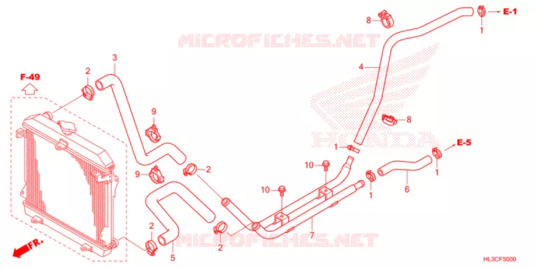 WATERSLANG Honda ATV 700 PIONEER 2021  SXS700M2DM