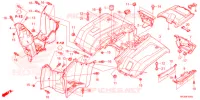 ACHTER STROOMLIJNKAP  voor Honda FOURTRAX 420 RANCHER 4X4 DCT EPS 2021