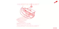 ACHTERLICHT  voor Honda FOURTRAX 420 RANCHER 4X4 AT IRS EPS ESP 2021