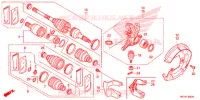 VOOR KNOKKEL/VOOR AANDRIJFAS  voor Honda FOURTRAX 420 RANCHER 4X4 AT IRS EPS ESP 2021