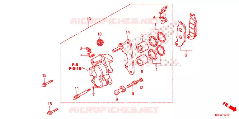 VOOR REMKLAUW   Honda MOTO 125 MONKEY 2021  Z125MAM