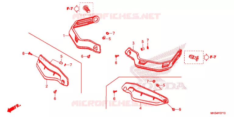  HANDKAP Honda MOTO 1100 AFRICA-TWIN 2021  CRF1100DM