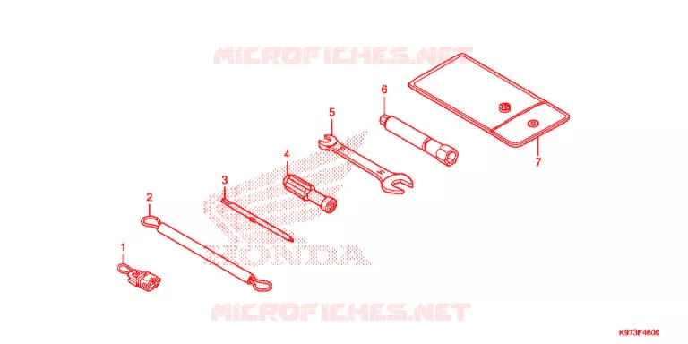GEREEDSCHAP  Honda SCOOTER 150 PCX 2019  WW150AK