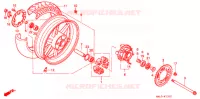 ACHTER WIEL  voor Honda CBR 600 1997