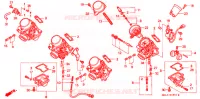 CARBURATEUR (PIECES CONSTITUTIVES) voor Honda CBR 600 1997