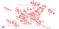 FRAME CHASSIS   voor Honda CBR 600 1997