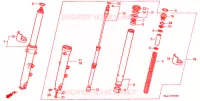 VOOR VORK  voor Honda CBR 600 1997