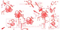 CARBURATEUR (PIECES CONSTITUTIVES) voor Honda CBR 600 1997