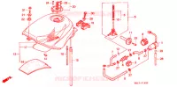 BRANDSTOF TANK  voor Honda CBR 600 50HP 1997