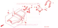 ZITTING/ZITTING KAP  voor Honda CBR 600 34HP 1998