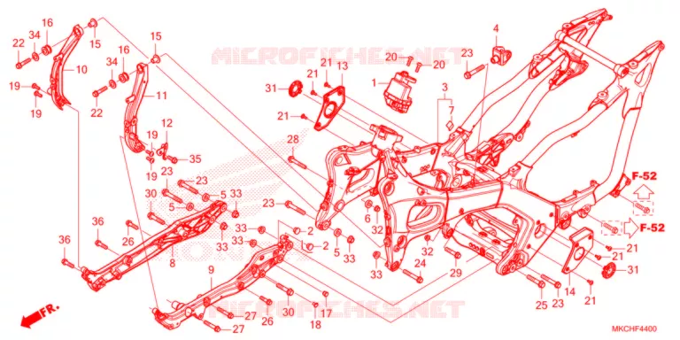 FRAME CHASSIS   Honda MOTO 1800 GOLD-WING 2021  GL1800DAM