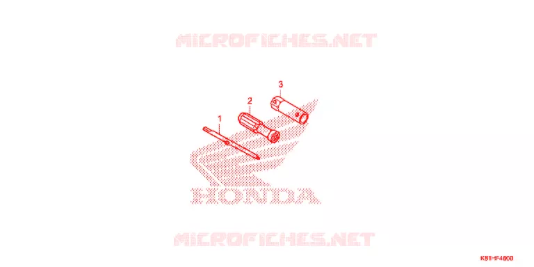 GEREEDSCHAP  Honda SCOOTER 110 BEAT 2018  ACH110CBTJ_2PH