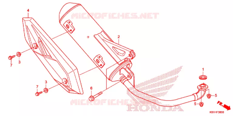 UITLAATDEMPER   Honda SCOOTER 110 BEAT 2018  ACH110CBTJ_2PH