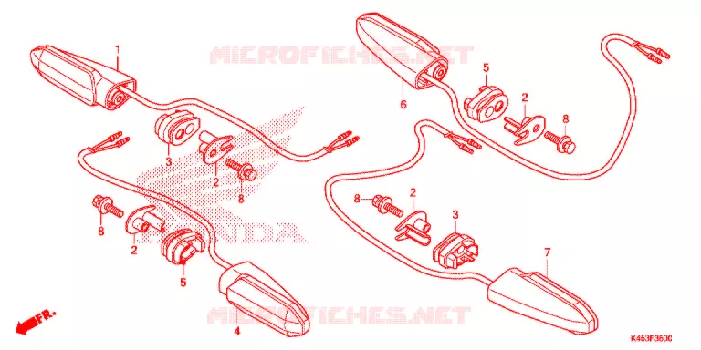 KNIPPERLICHT   Honda MOTO 150 CBR 2019  CBR150RK_PH