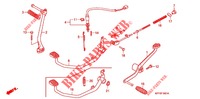PEDAAL/KICKSTARTER ARM (2) voor Honda XRM 125 DUAL SPORT 2009