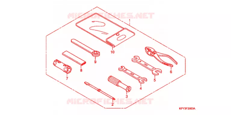 GEREEDSCHAP  Honda MOTO 125 XRM 2013  CFT125MRCA