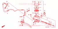 KOPPELING HOOFDCILINDER  voor Honda VFR 1200 F 2012