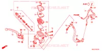 VOORREM HOOFDCILINDER  voor Honda VFR 1200 DCT 2013