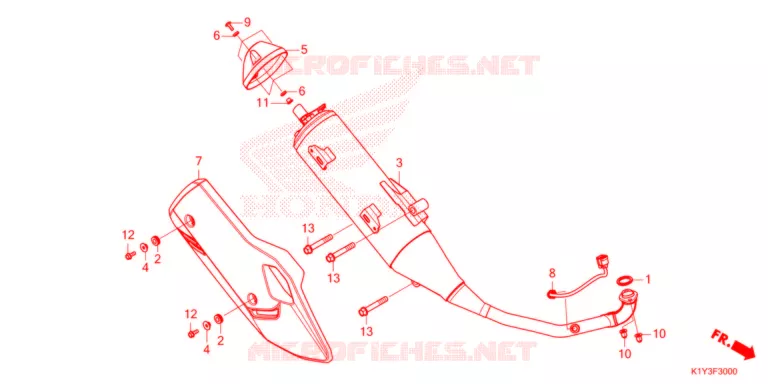 UITLAATDEMPER   Honda SCOOTER 125 PCX 2021  WW125M