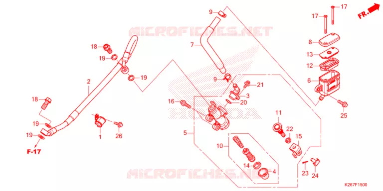 REMPOMP ACHTER Honda MOTO 125 MSX 2021  MSX125AM