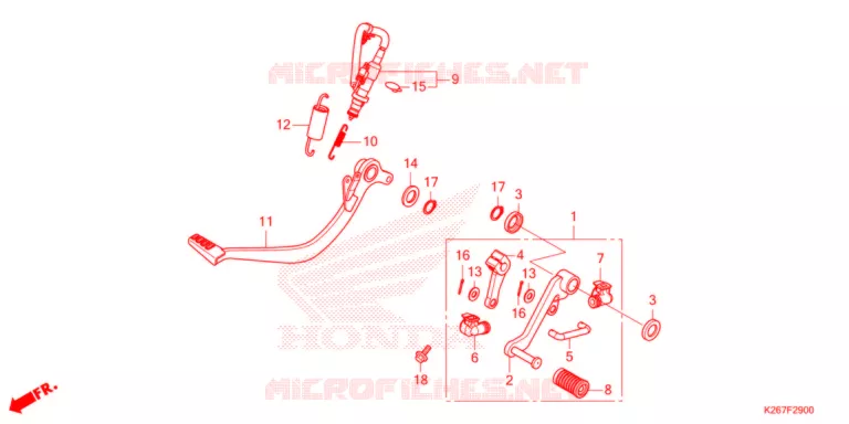 PEDAAL   Honda MOTO 125 MSX 2021  MSX125AM