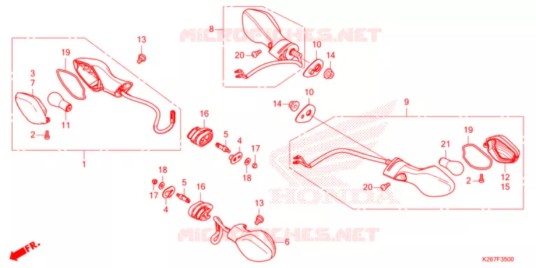 KNIPPERLICHT   Honda MOTO 125 MSX 2021  MSX125AM