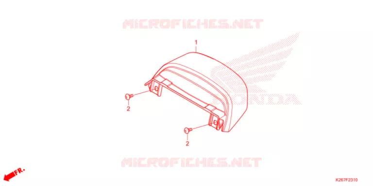 ACHTER KAP  Honda MOTO 125 MSX 2022  MSX125AM