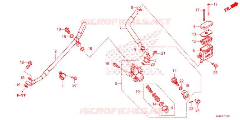REMPOMP ACHTER Honda MOTO 125 MSX 2022  MSX125M