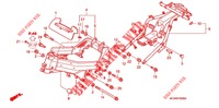 FRAME CHASSIS   voor Honda VFR 800 VTEC ABS 2009