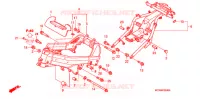 FRAME CHASSIS   voor Honda VFR 800 VTEC ABS WHITE 2009
