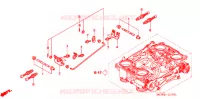 GAS HUIS  (PIECES CONSTITUTIVES) voor Honda VFR 800 VTEC ABS WHITE 2009
